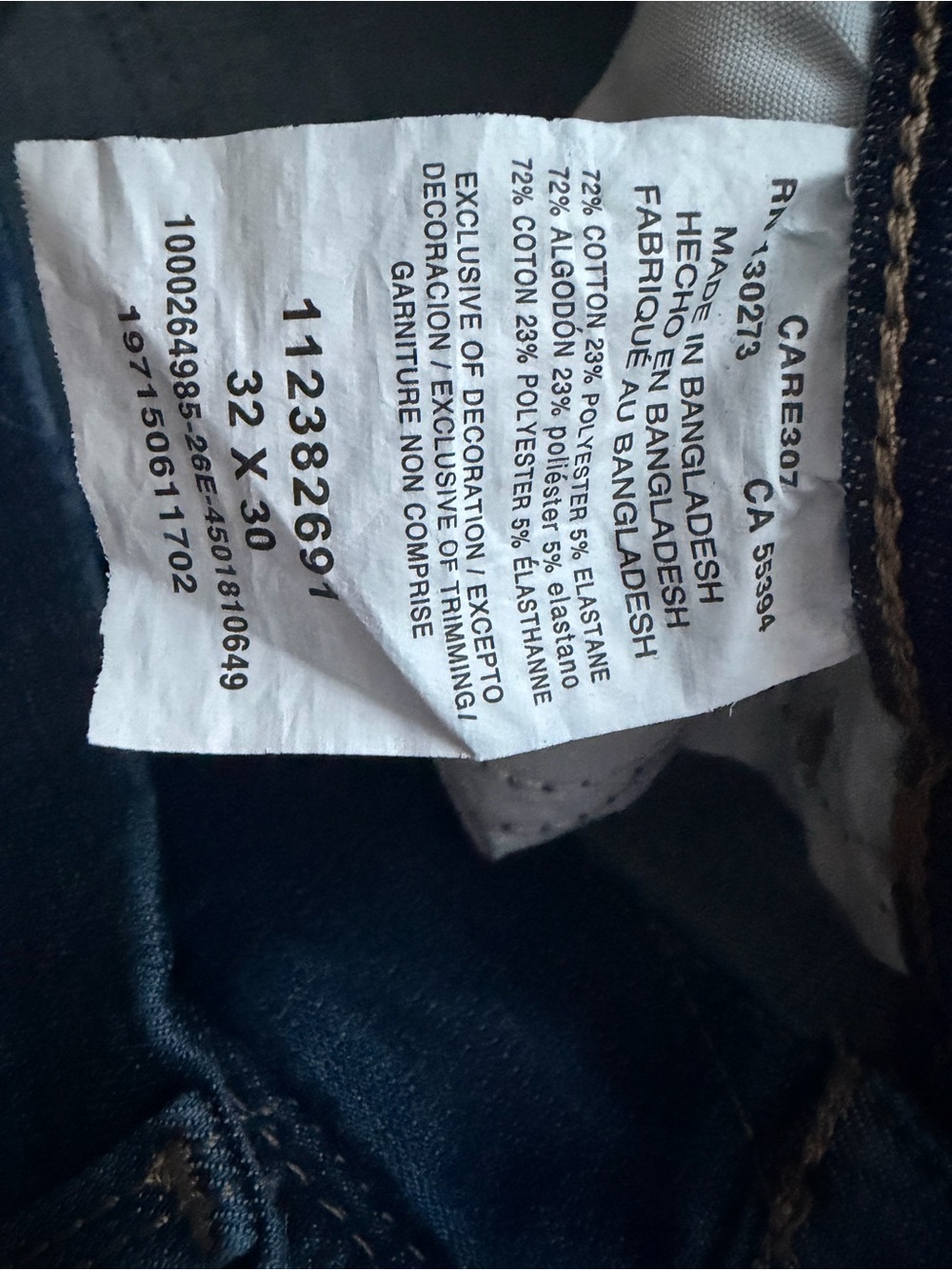 Wrangler High Rise Bootcut Dark Blue Jeans - Picture 4 of 5